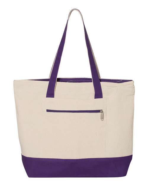 Zippered Tote Bag
