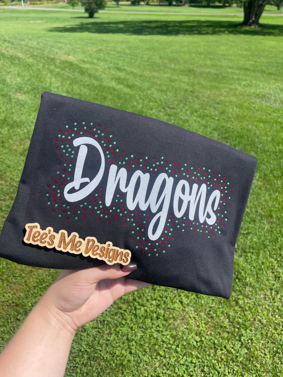 Dragons Glitter Tee