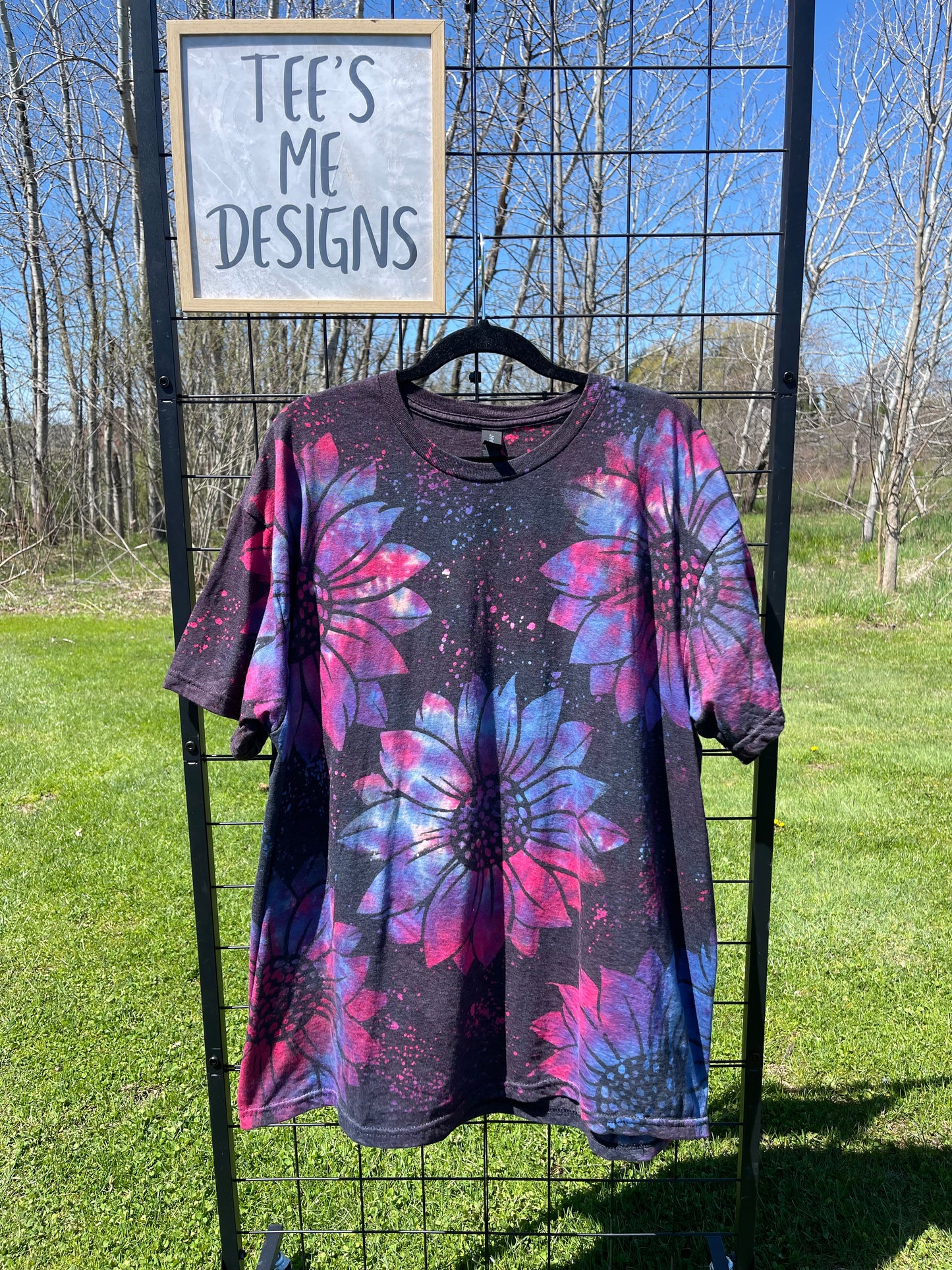 Full Zip Tie Dye Sunflower