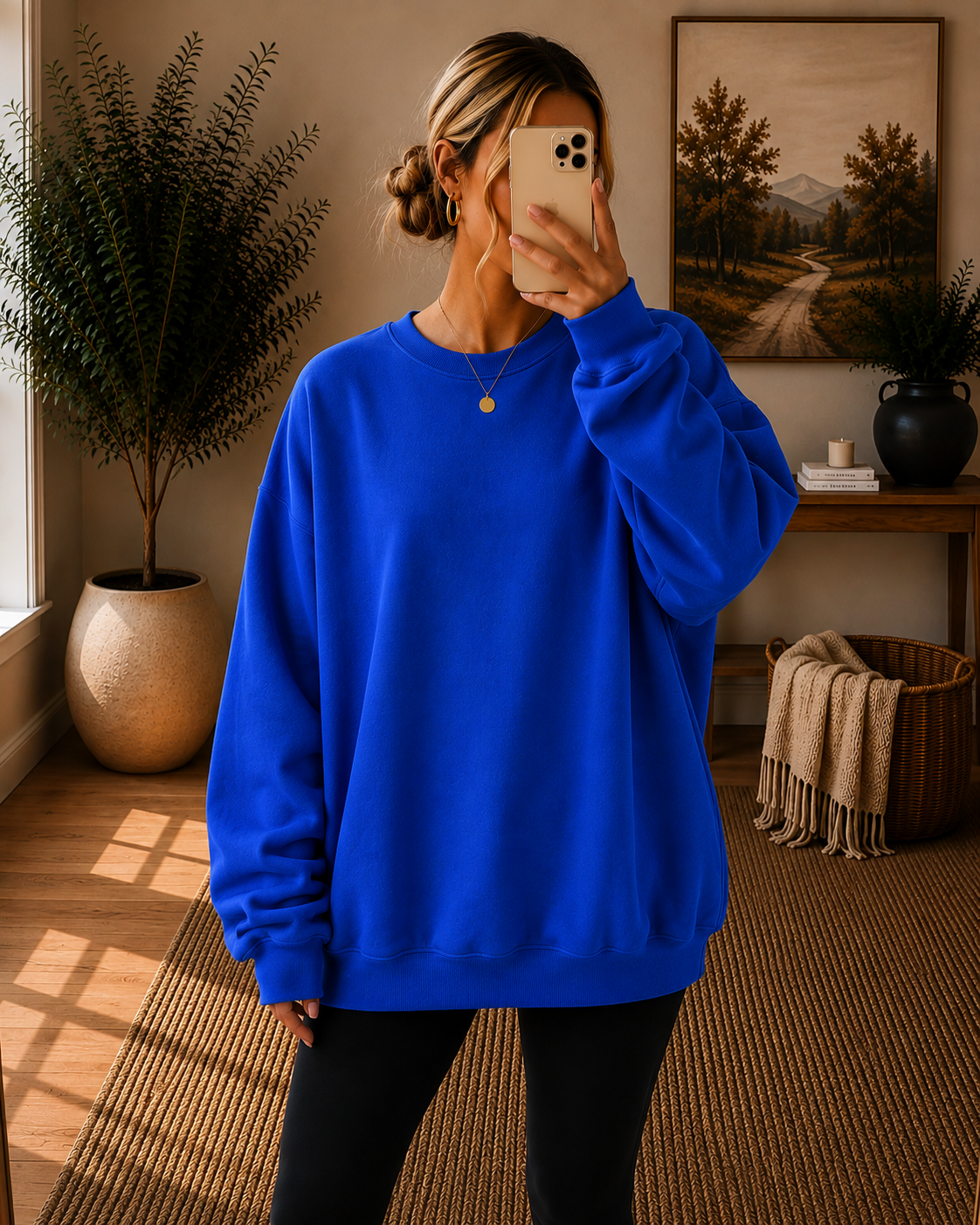 Northstars Glitter Crewneck Sweatshirt