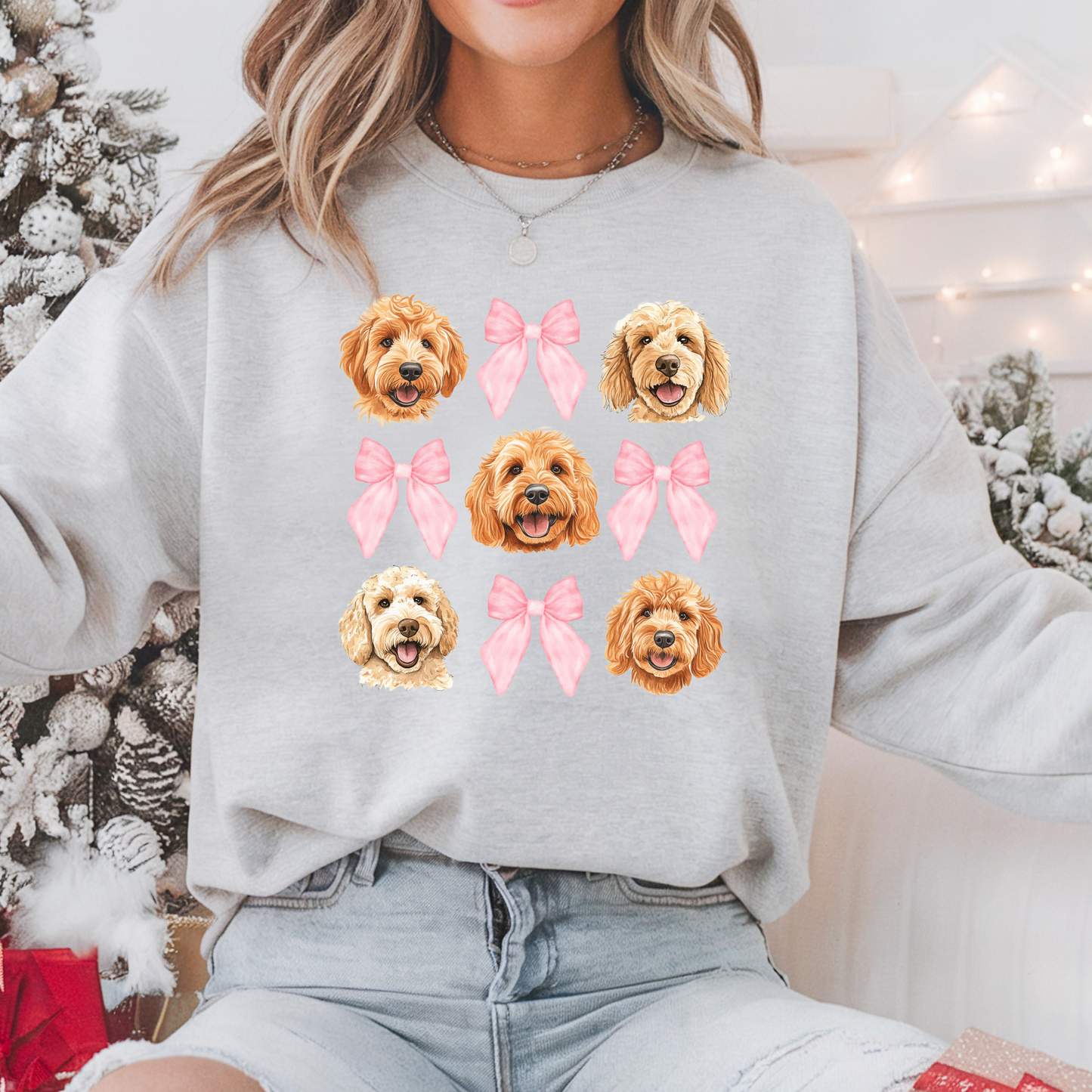 Doodle & Bows Crewneck