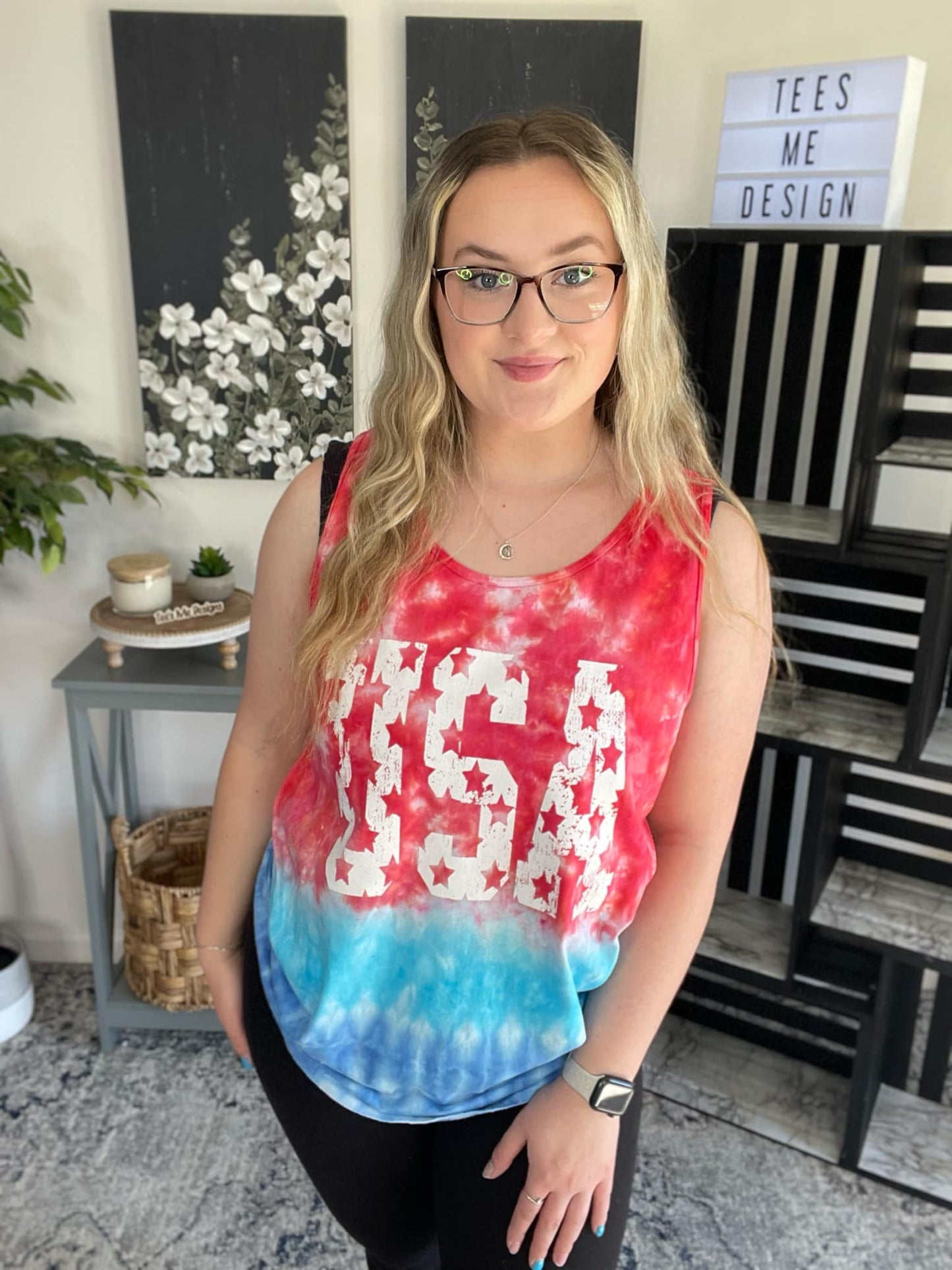 USA Tie Dye Tank
