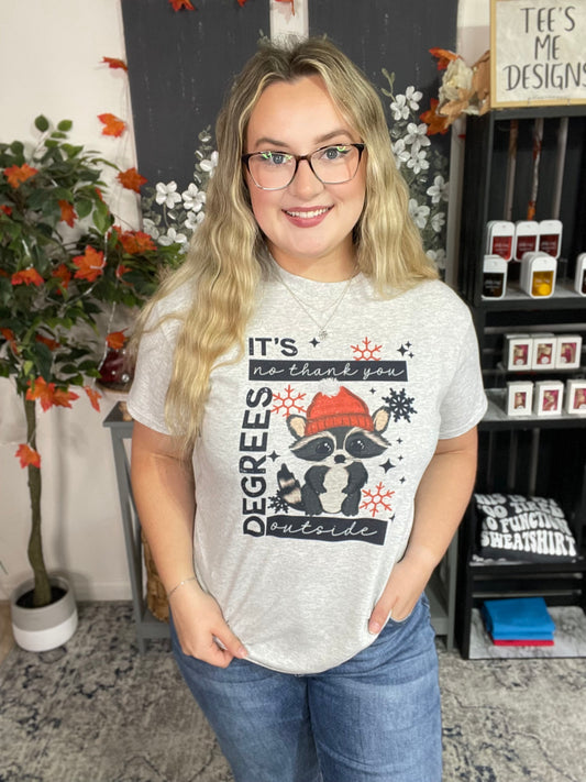 It's No Thank You Degrees Outside Graphic