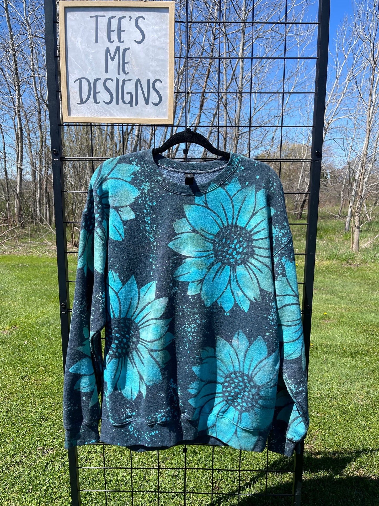 Sunflower Tie Dye Crewneck