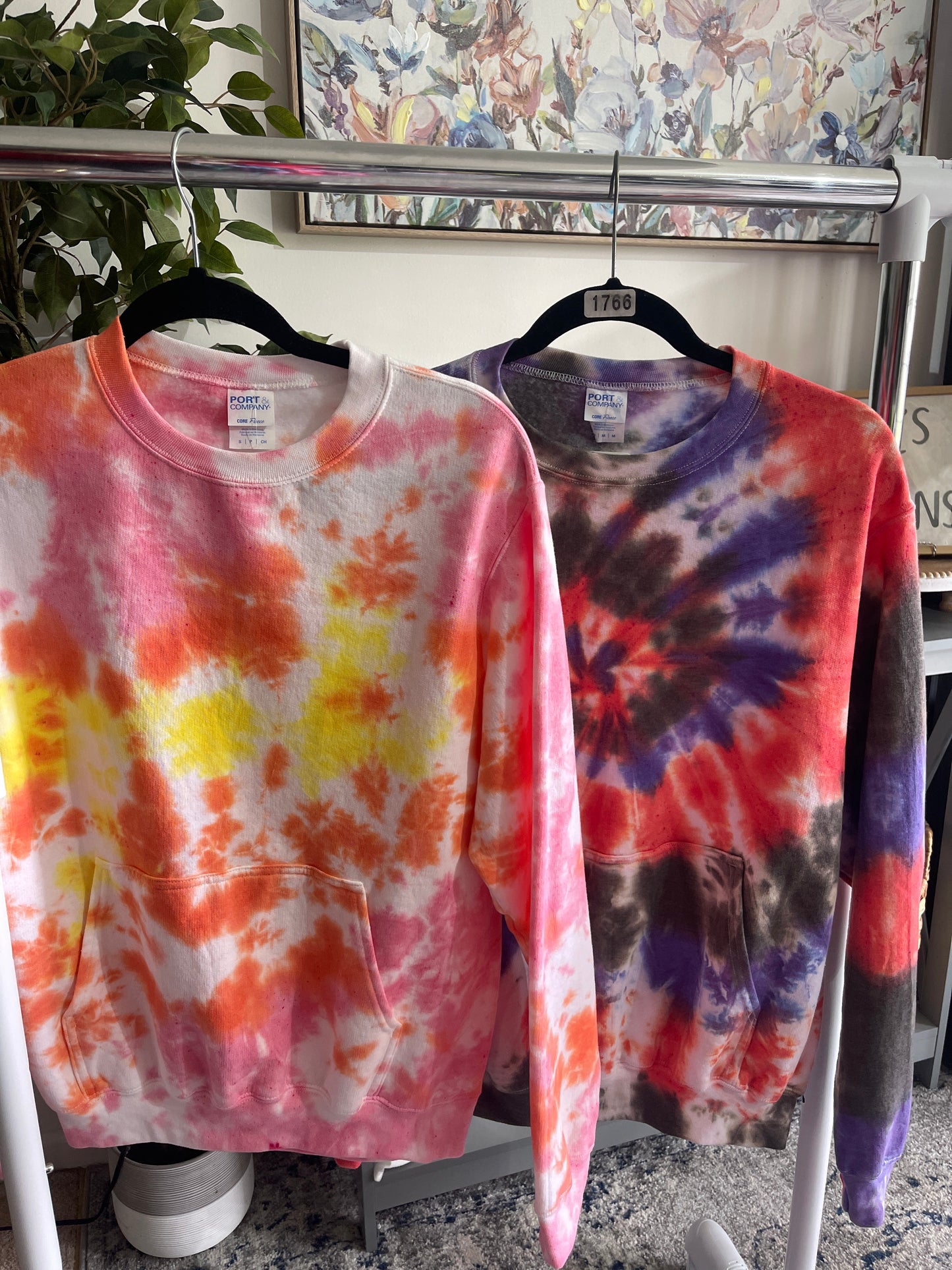 In Stock -Tie Dye Crewnecks