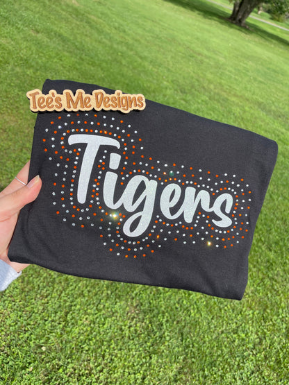 Tigers Glitter Crewneck Sweatshirt