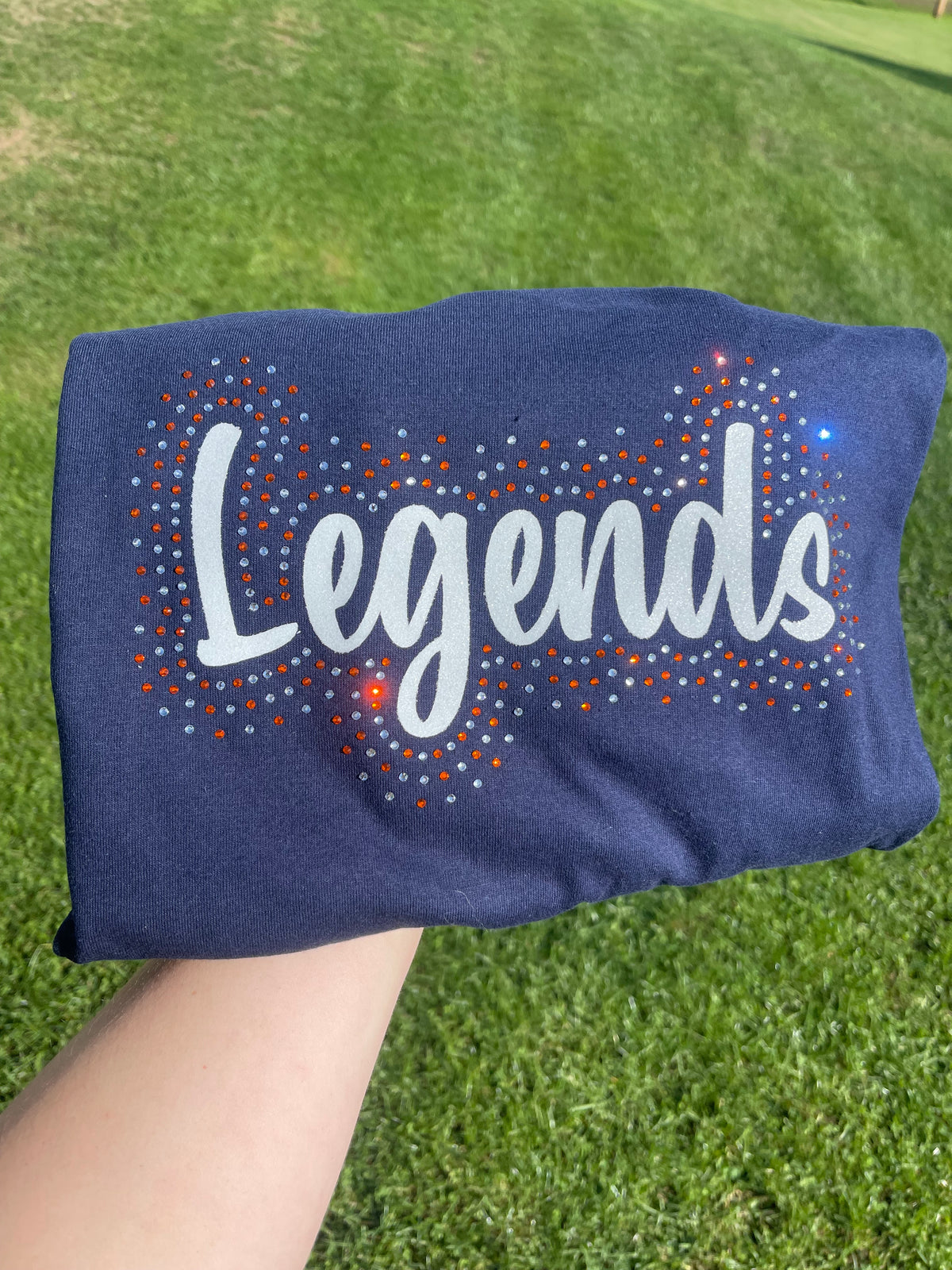 Legends Glitter Rhinestone Apperal