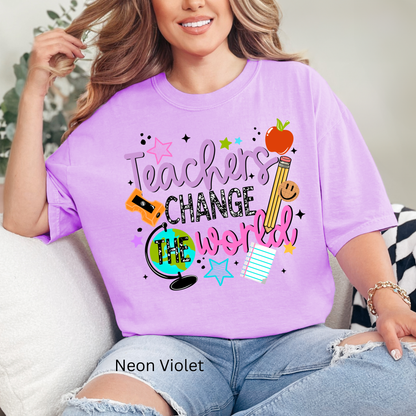 Teachers Change The World Tee