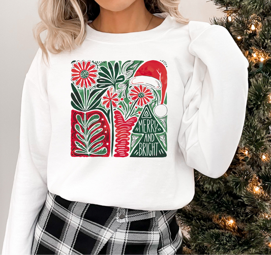 Boho Christmas Crewneck