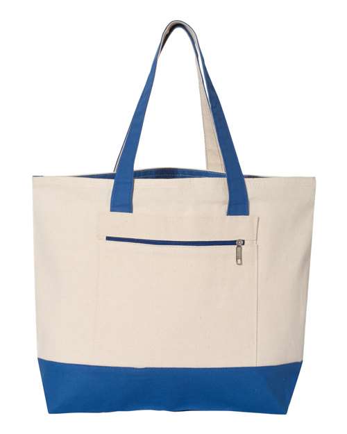 Zippered Tote Bag