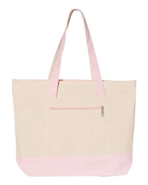Zippered Tote Bag