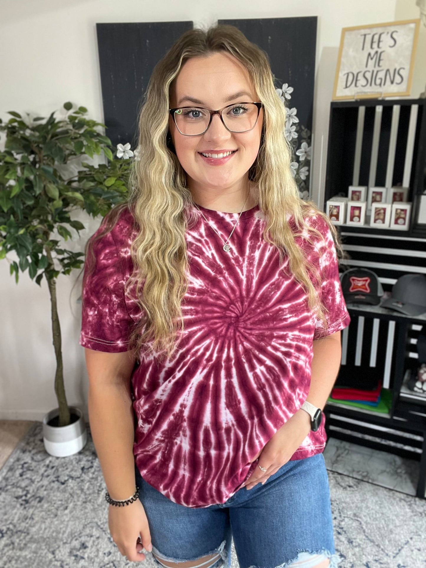 Fall Single Color Tie Dye- Tee's