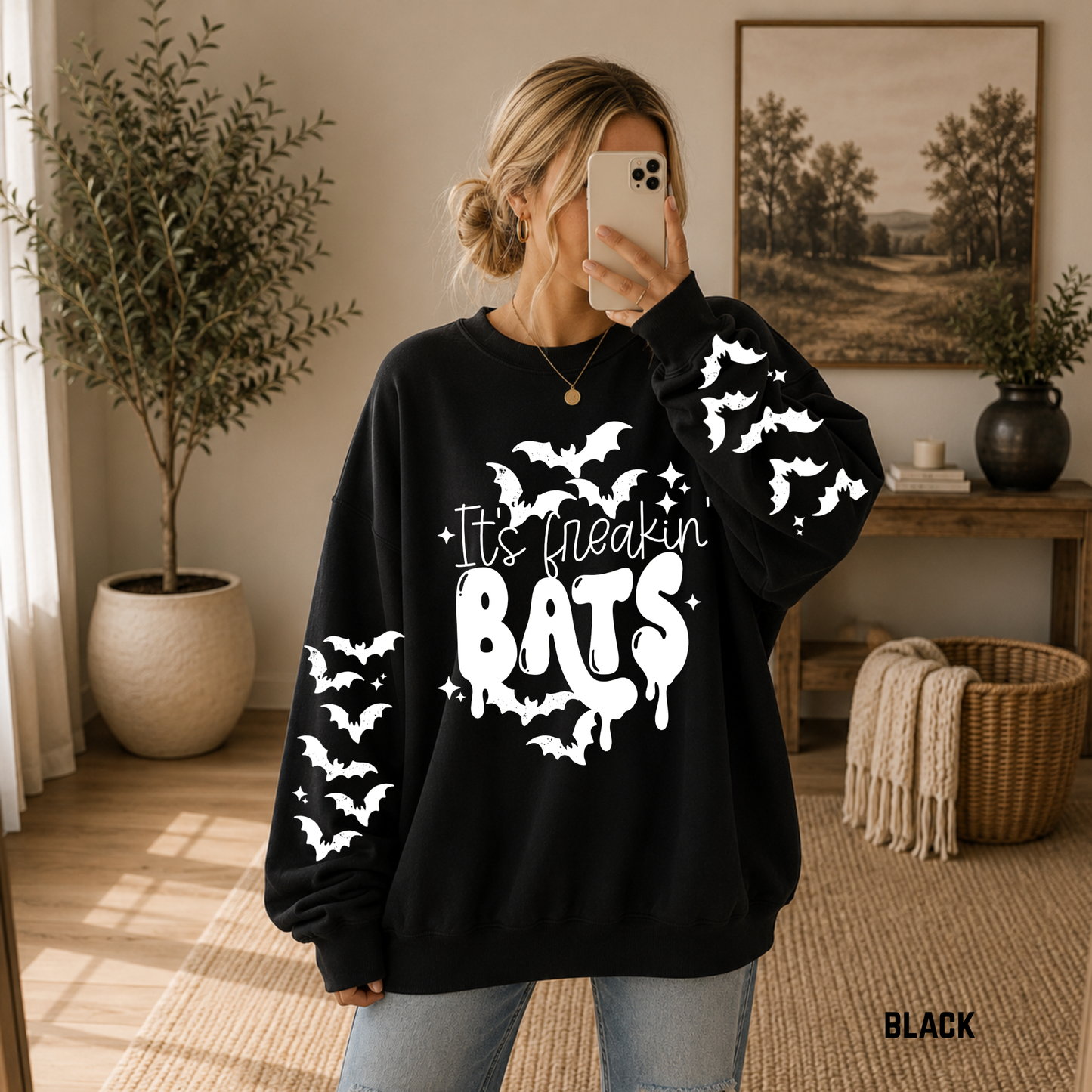 Its Freakin' Bats Crewneck Sweatshirt