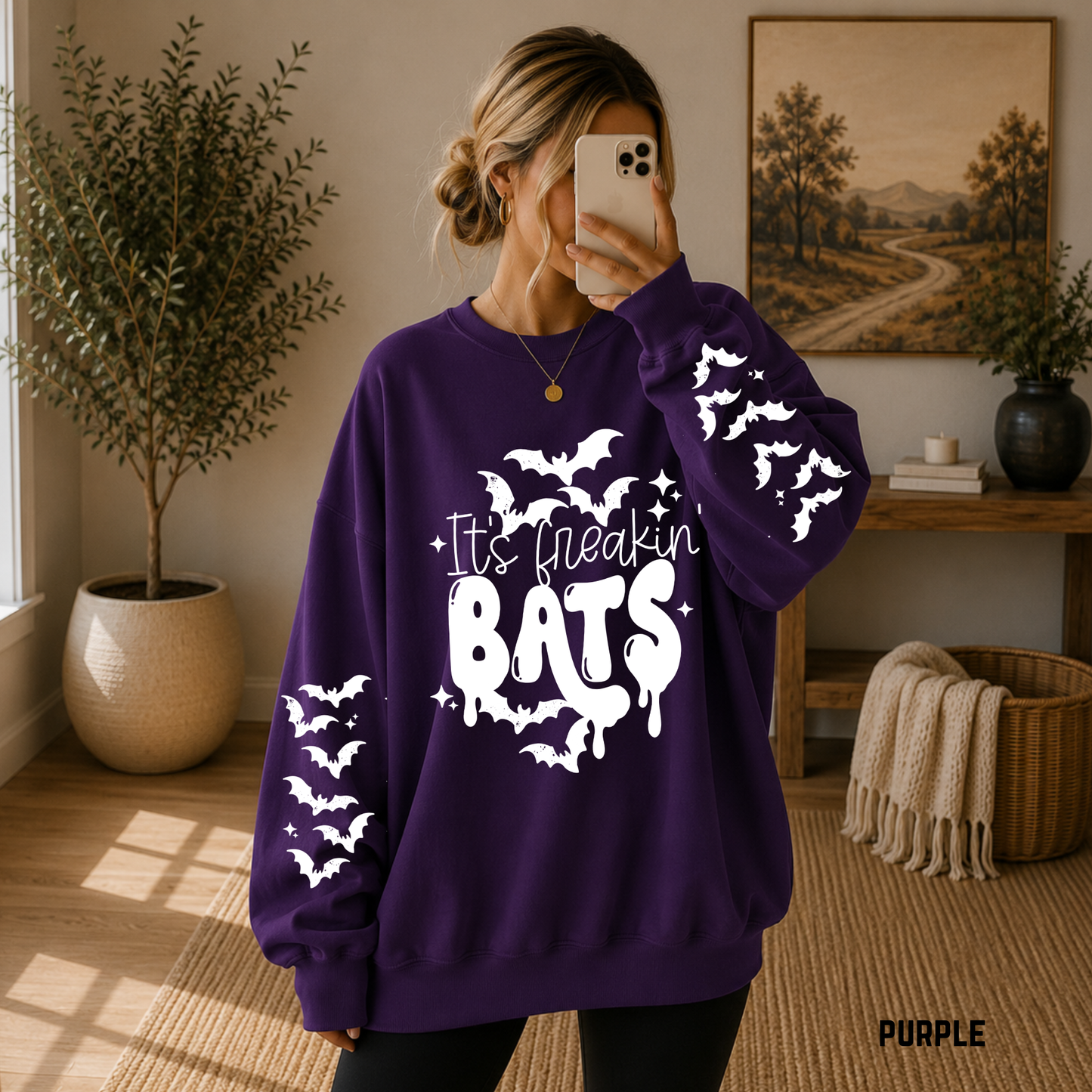 Its Freakin' Bats Crewneck Sweatshirt