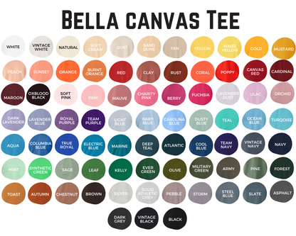 Create Your Own- Bella Canvas Tee: 2XL