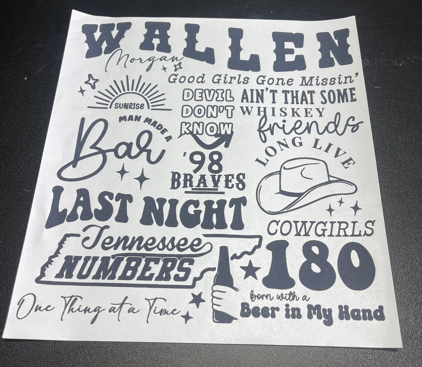 Western & Country Music Designs