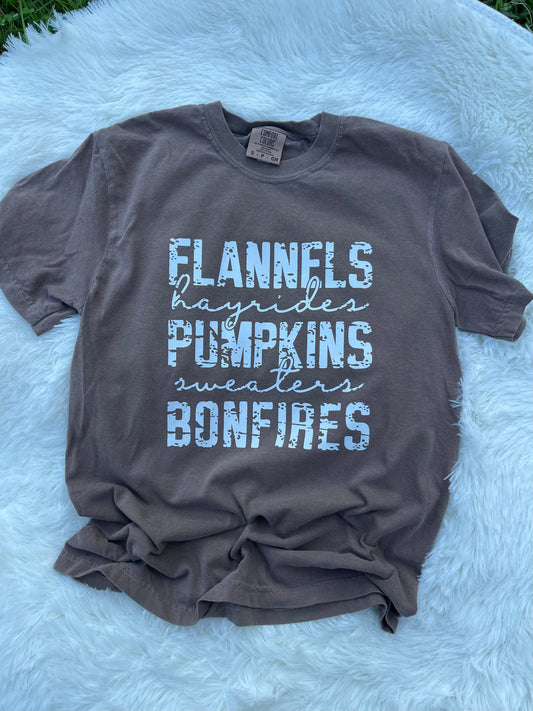 Flannels & Hayrides Graphic Tee