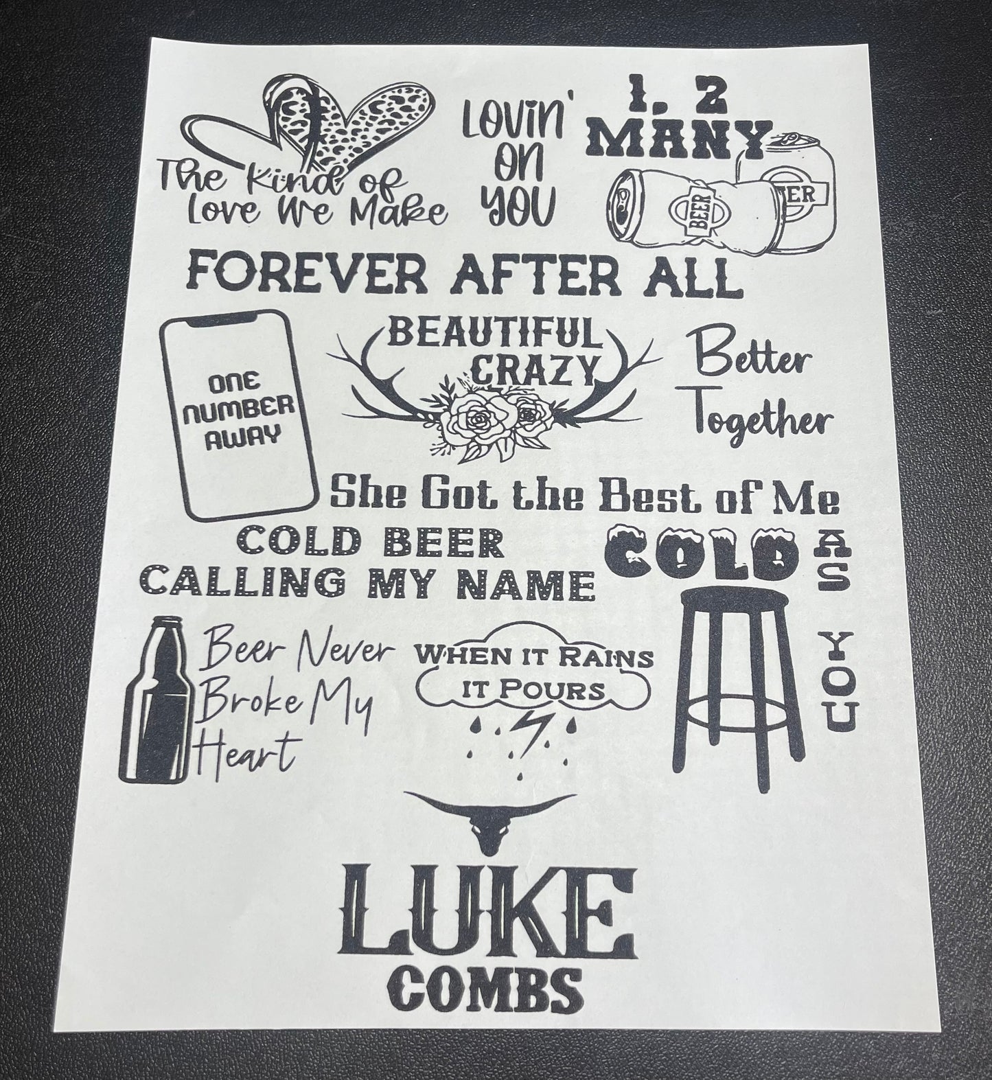Western & Country Music Designs