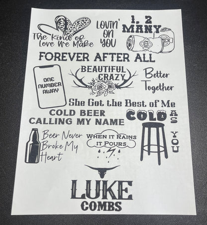 Western & Country Music Designs