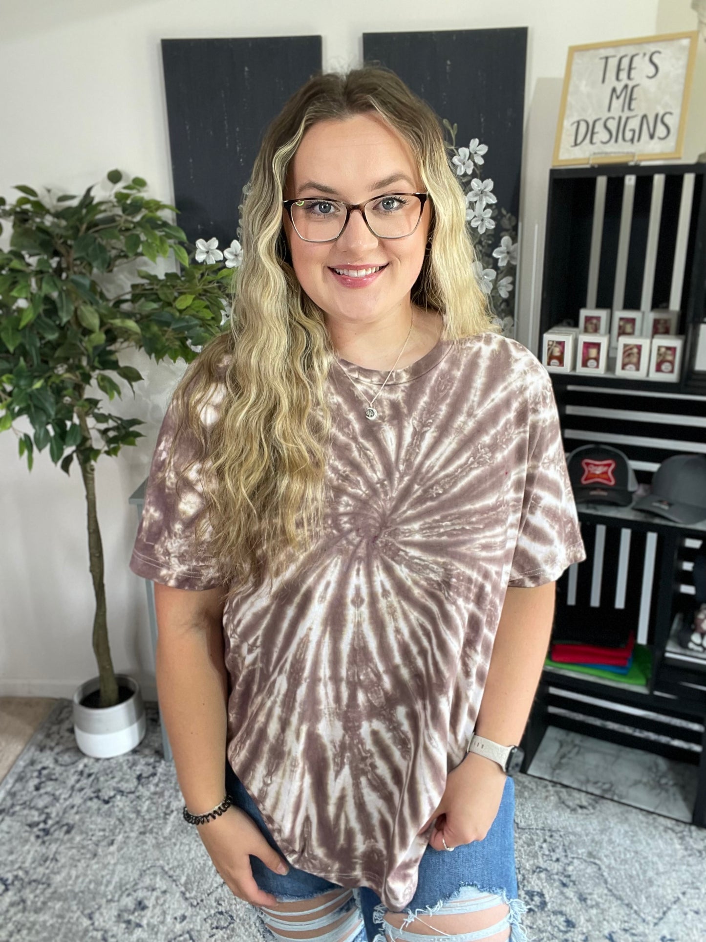 Fall Single Color Tie Dye- Tee's