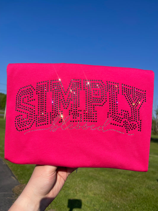 Simply Blessed Rhinestone Tee