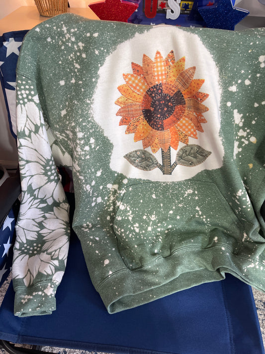 Patchwork Sunflower Sweatshirt