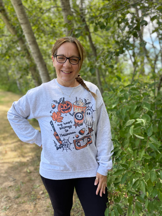 Halloween Has My Heart Crewneck