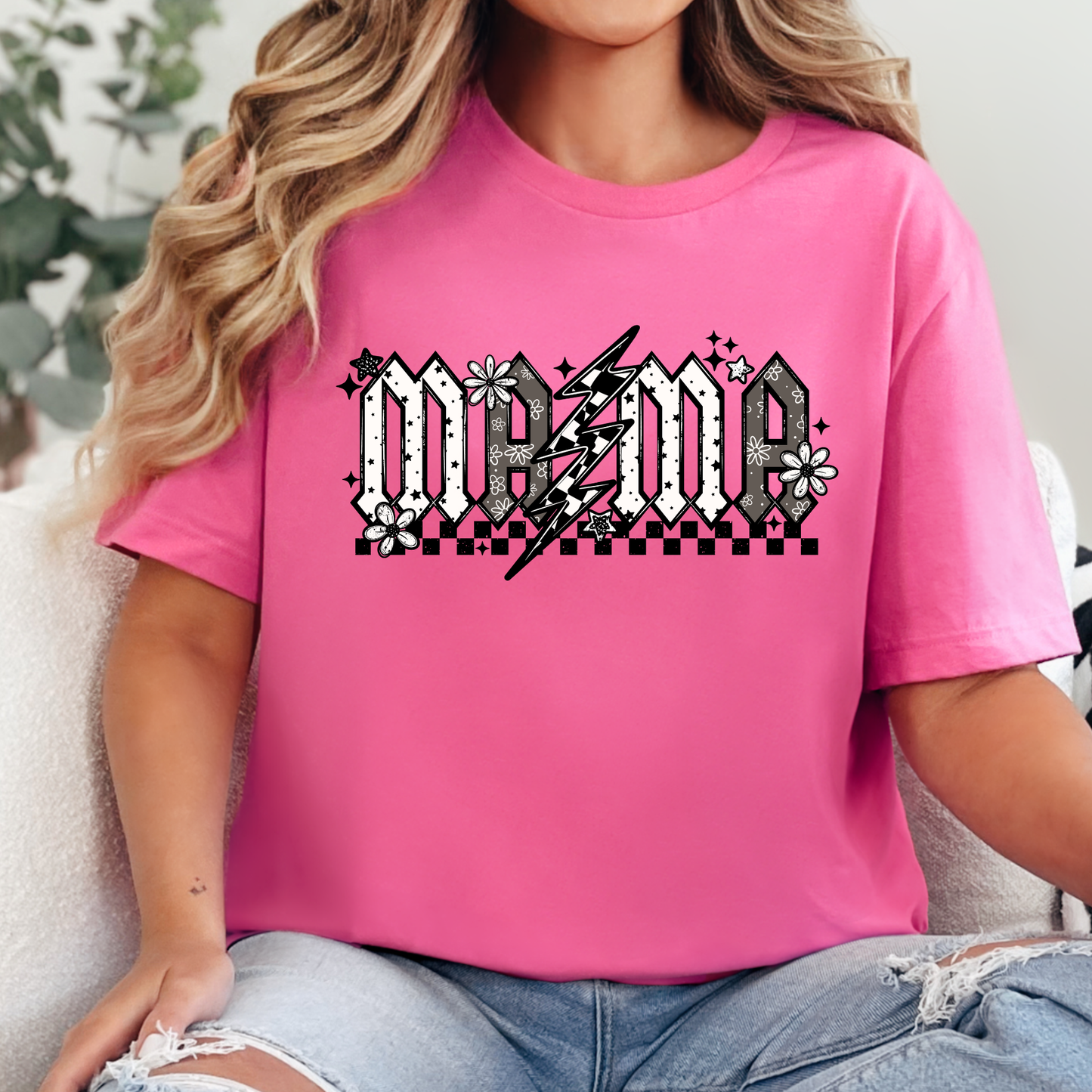 Black & White Mama Tee
