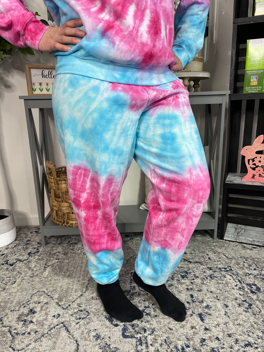 Cotton Candy Swirl Sweatpants
