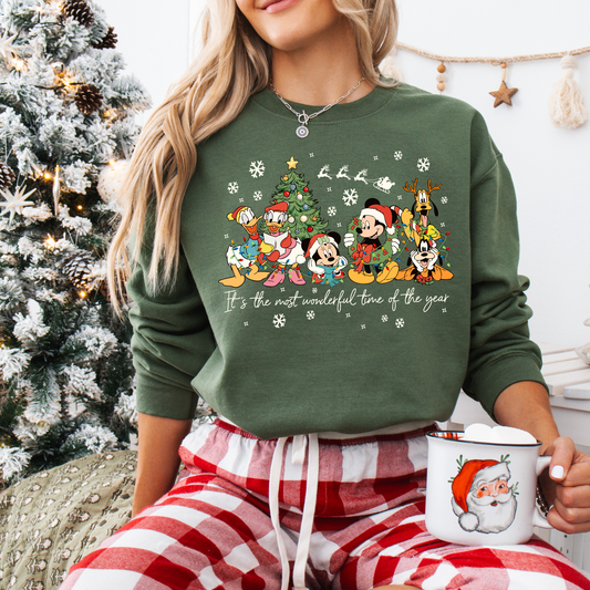 Mr Mouse Christmas Crewneck
