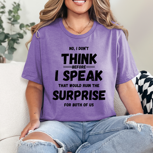 Think Before Tee