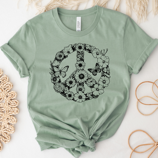Bloom In Peace Tee