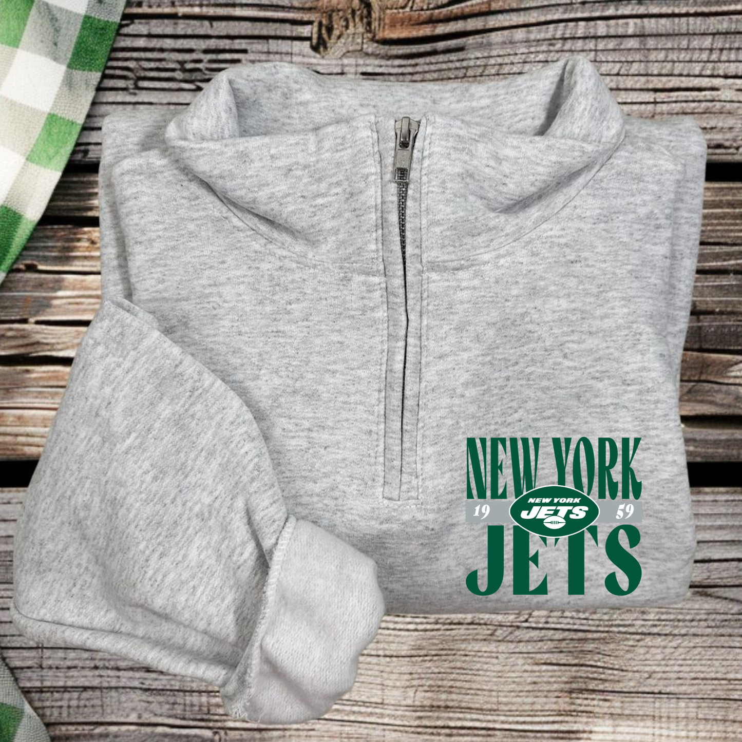 Football Quarter Zip Sweatshirt