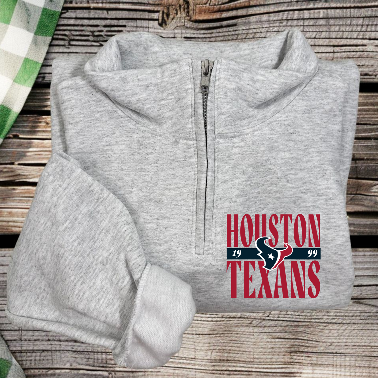 Football Quarter Zip Sweatshirt