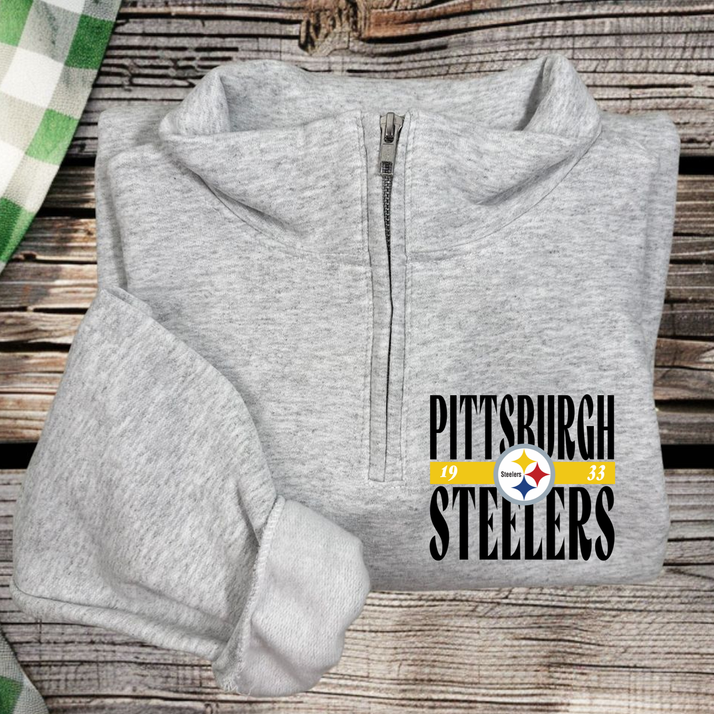 Football Quarter Zip Sweatshirt
