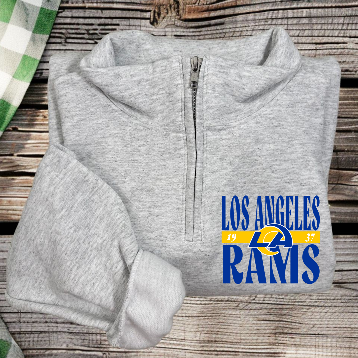 Football Quarter Zip Sweatshirt