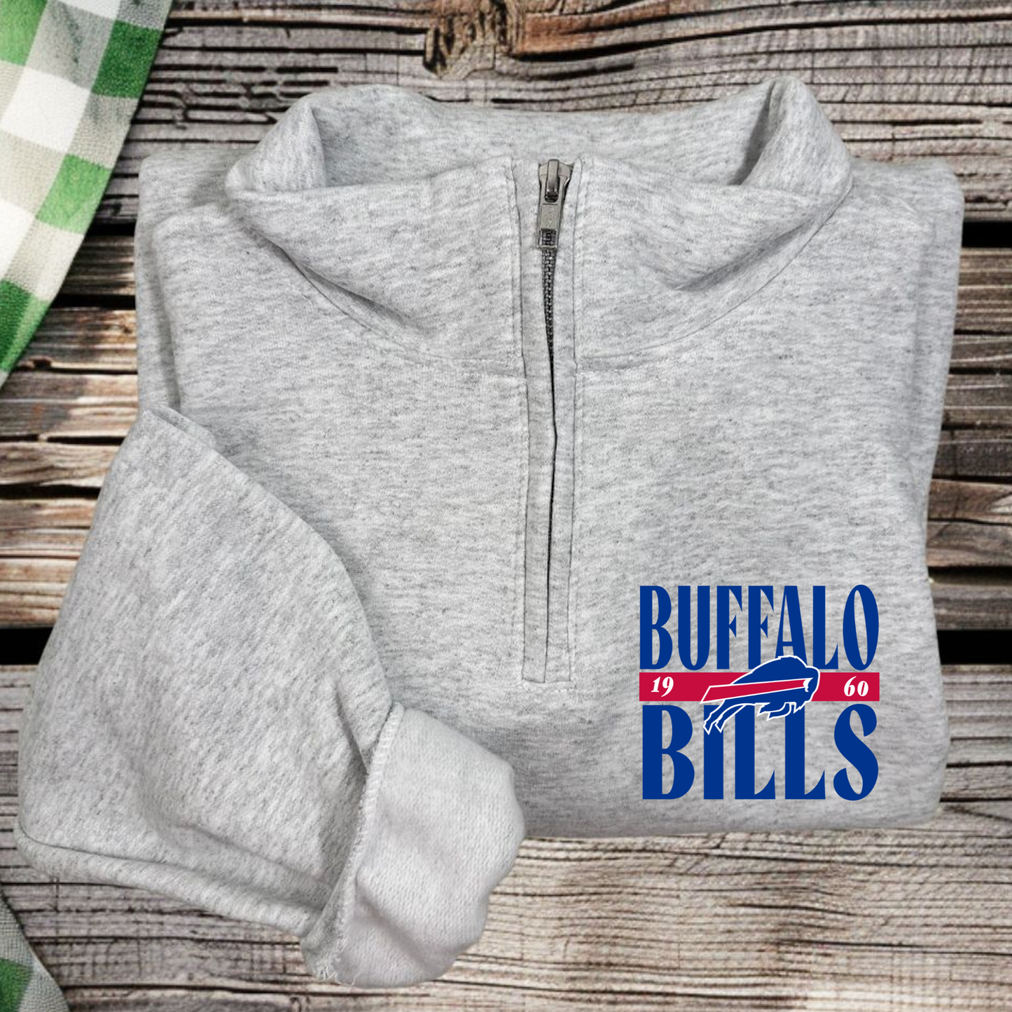 Football Quarter Zip Sweatshirt