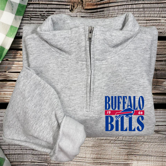 Football Quarter Zip Sweatshirt
