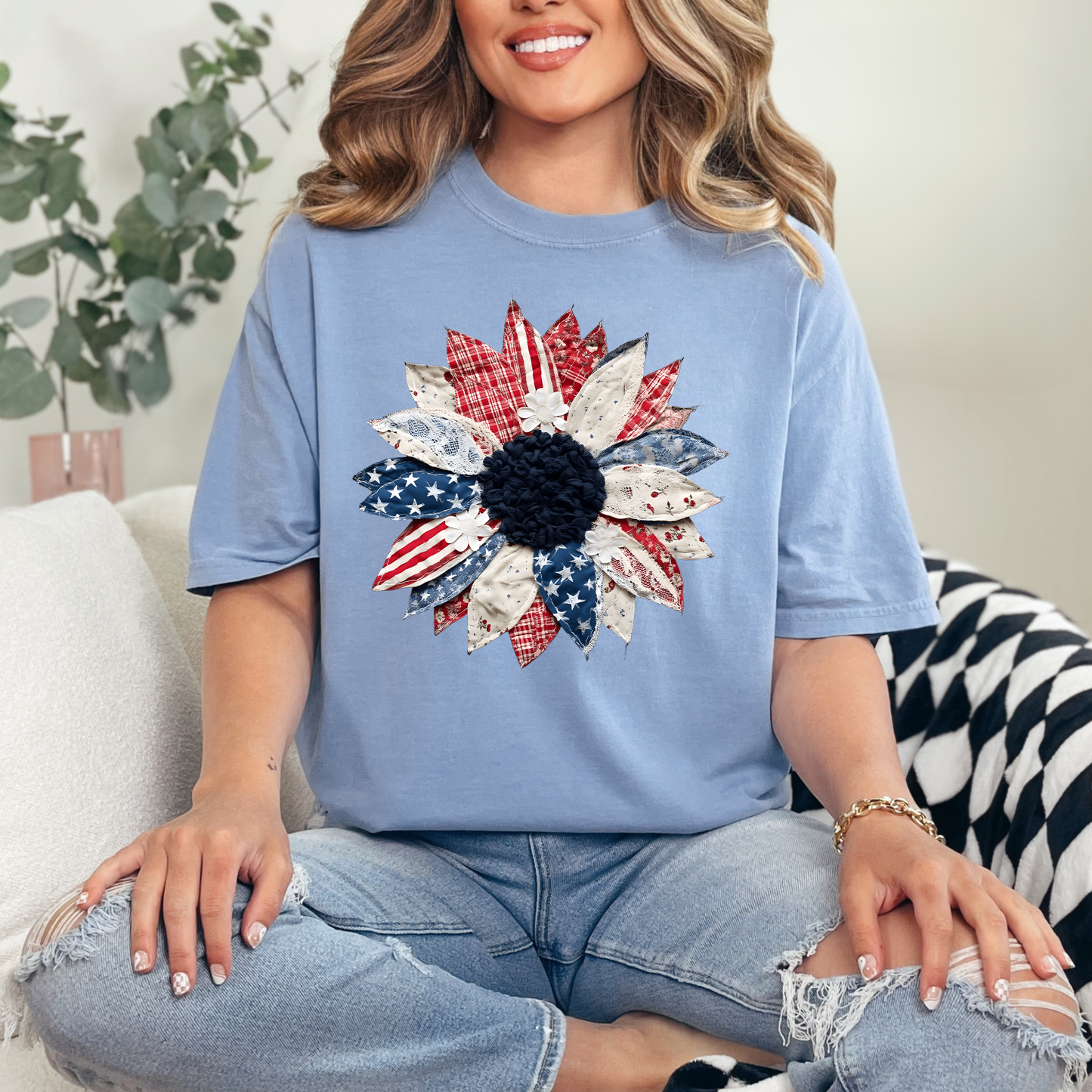 Freedom Bloom Tee