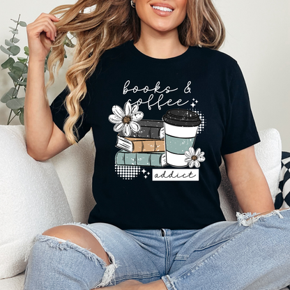 Books & Coffee Tee