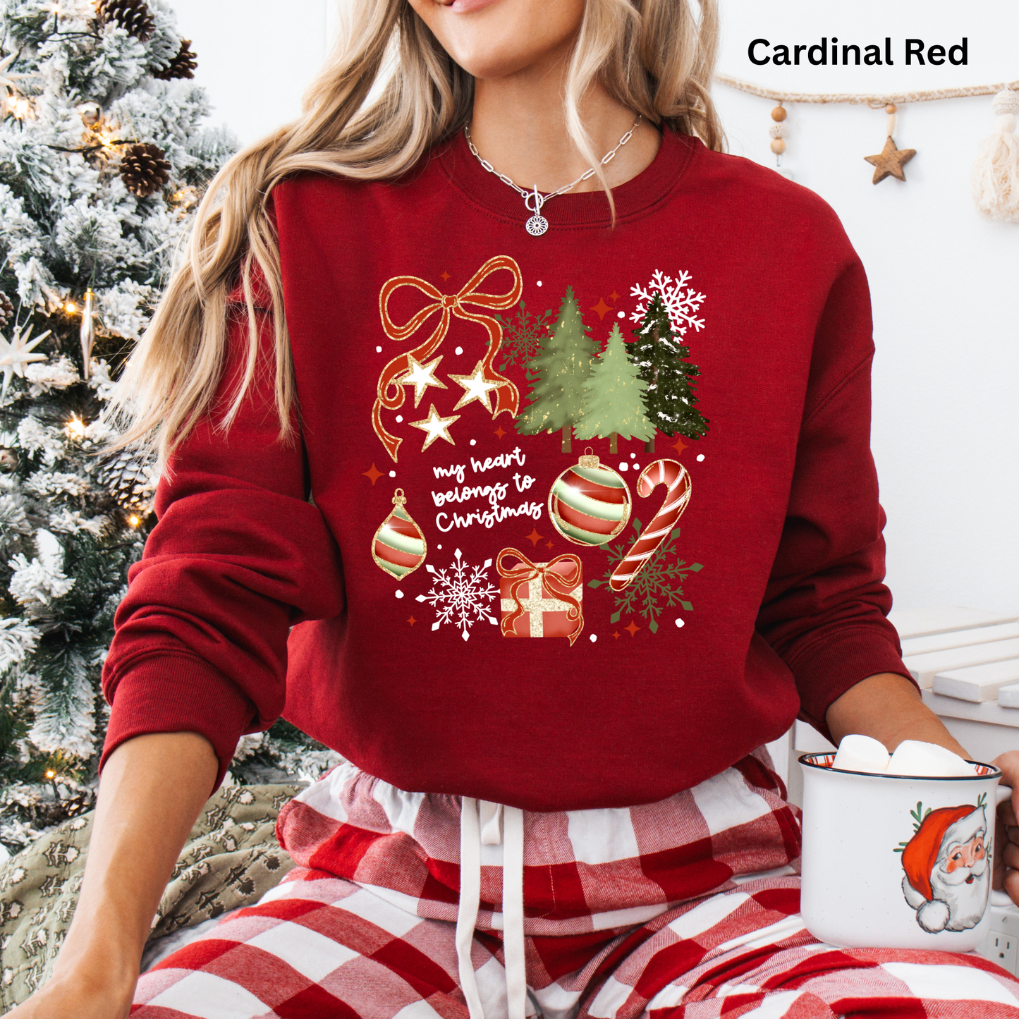 My Heart Belongs To Christmas Crewneck