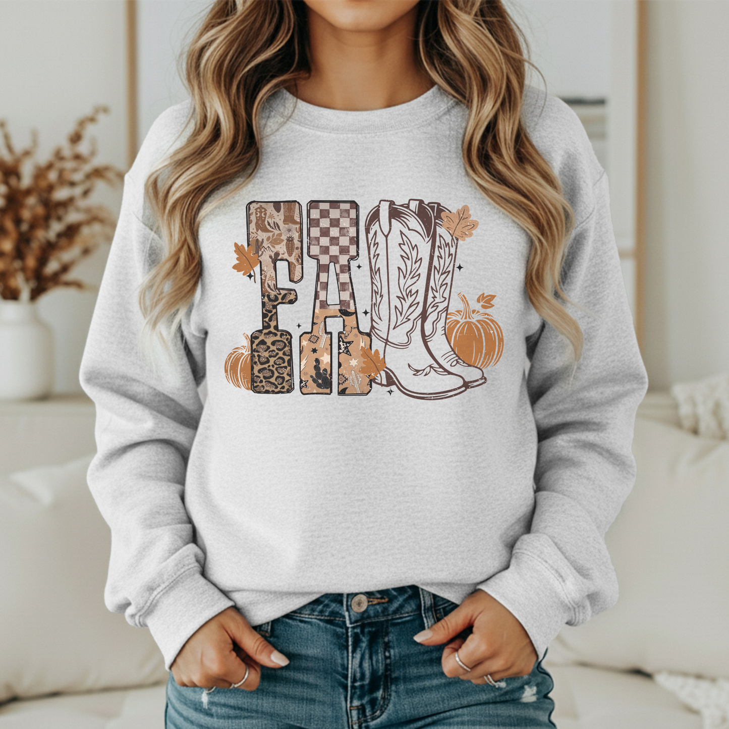 Cowboy Checkered Fall Crew