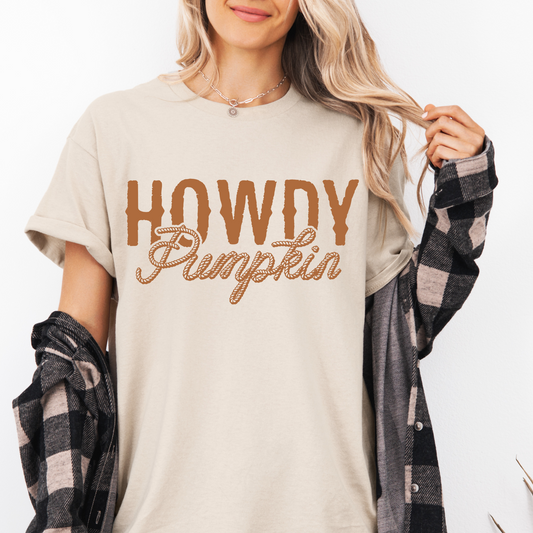 Howdy Pumpkin Graphic