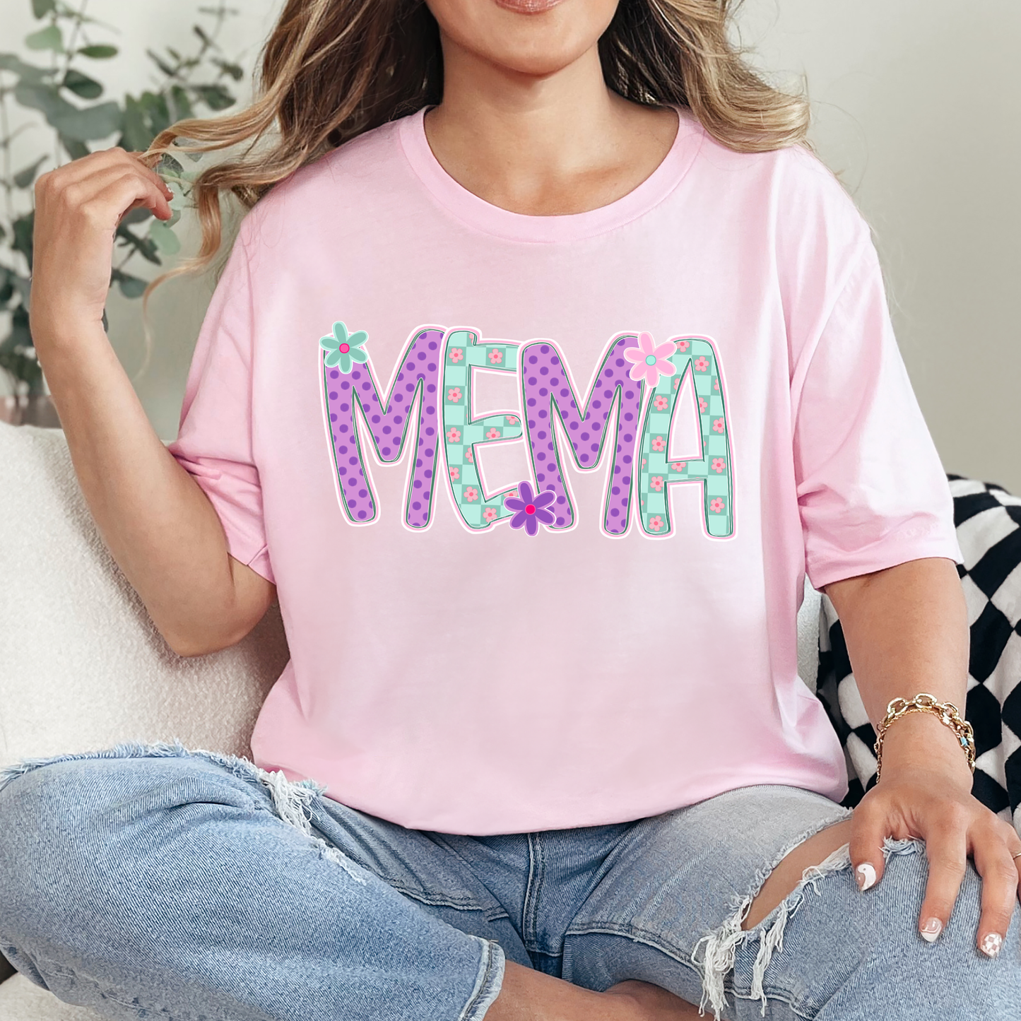 Mothers Day Custom Word Tee