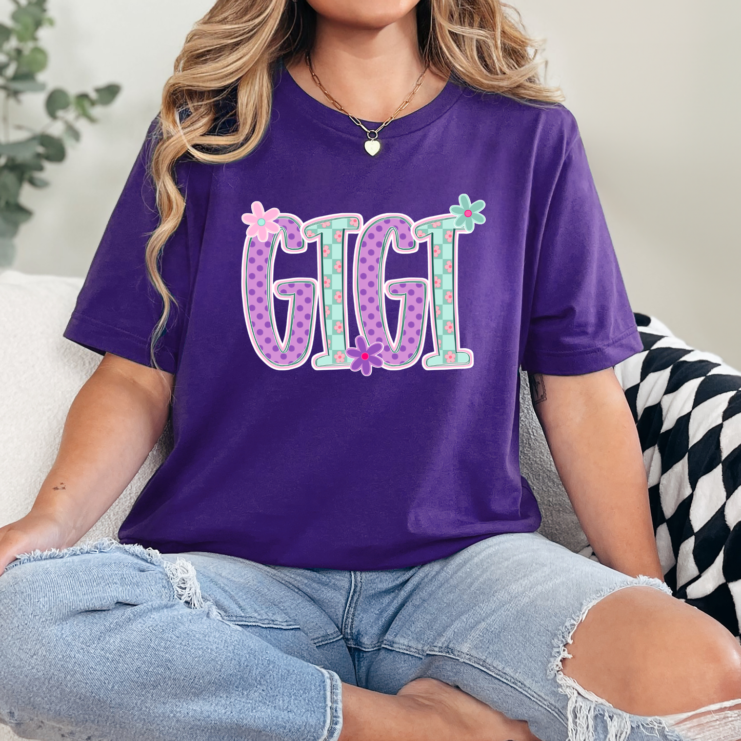 Mothers Day Custom Word Tee