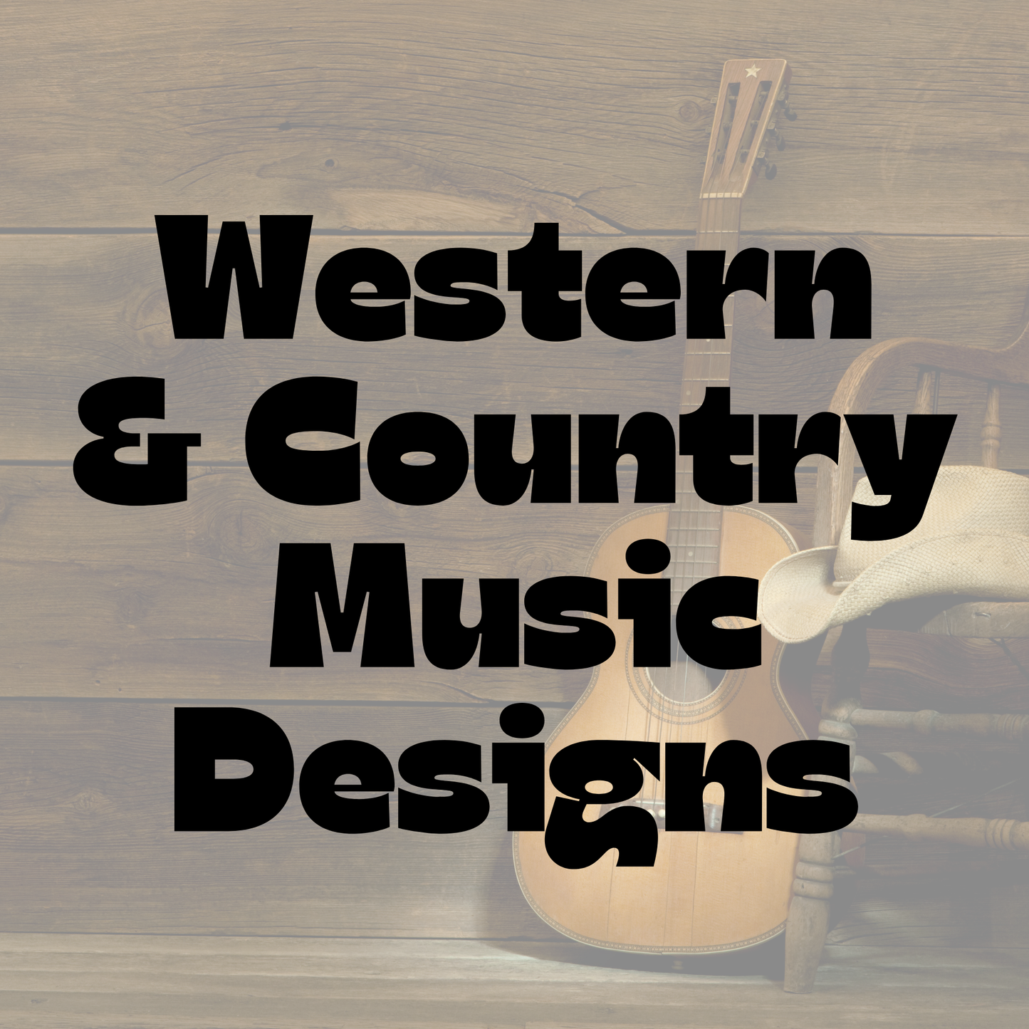 Western & Country Music Designs