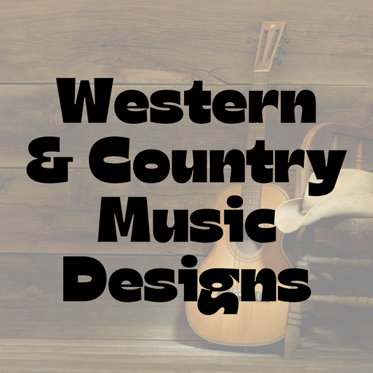 Western & Country Music Designs