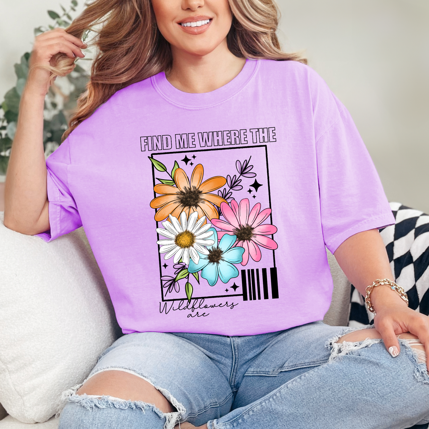 Find Me Where The Wild Flowers Are Tee