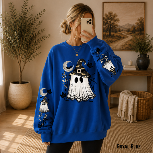 Witchy Ghost Crewneck Sweatshirt